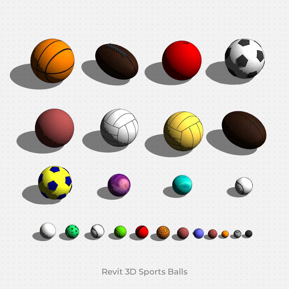 revit families sport ball