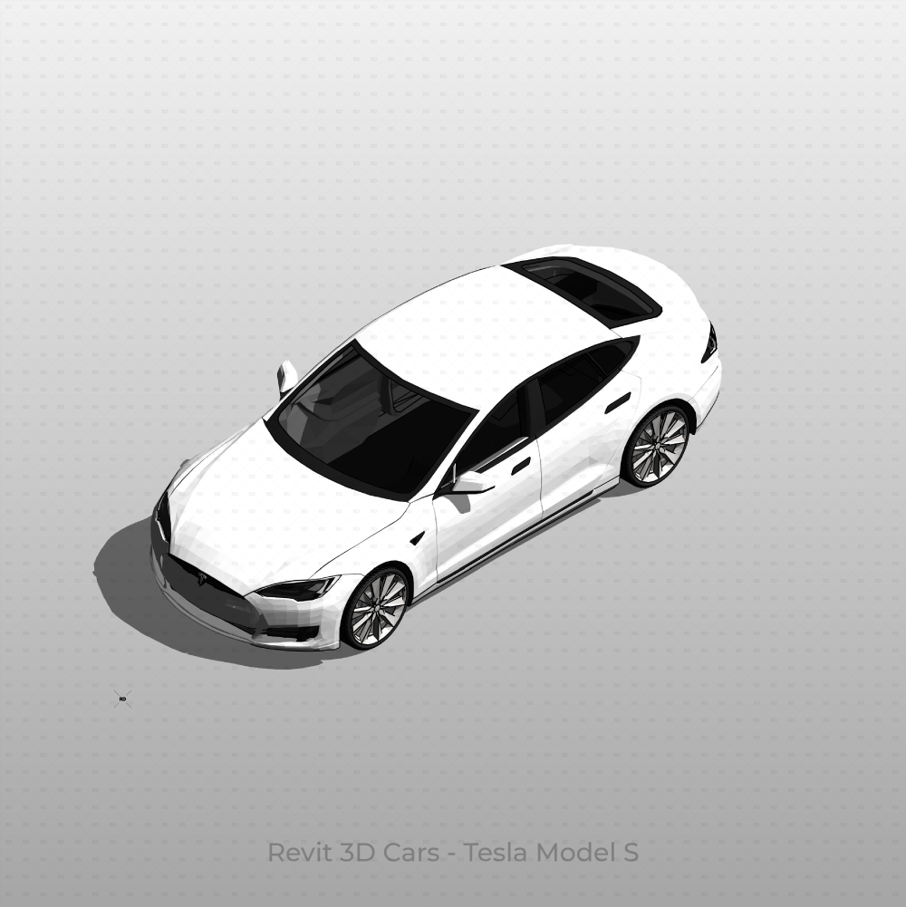 Revit 3D Car Family: Tesla Model S | Free Download | Revit Dynamo
