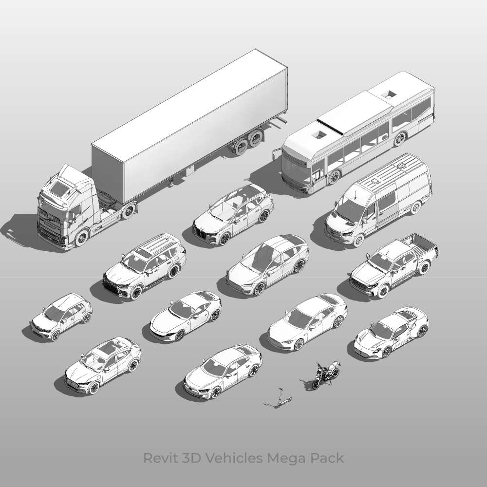 Car Block Rvt Revit 3D Car Family: Tesla Model X | Free Download | Revit Dynamo