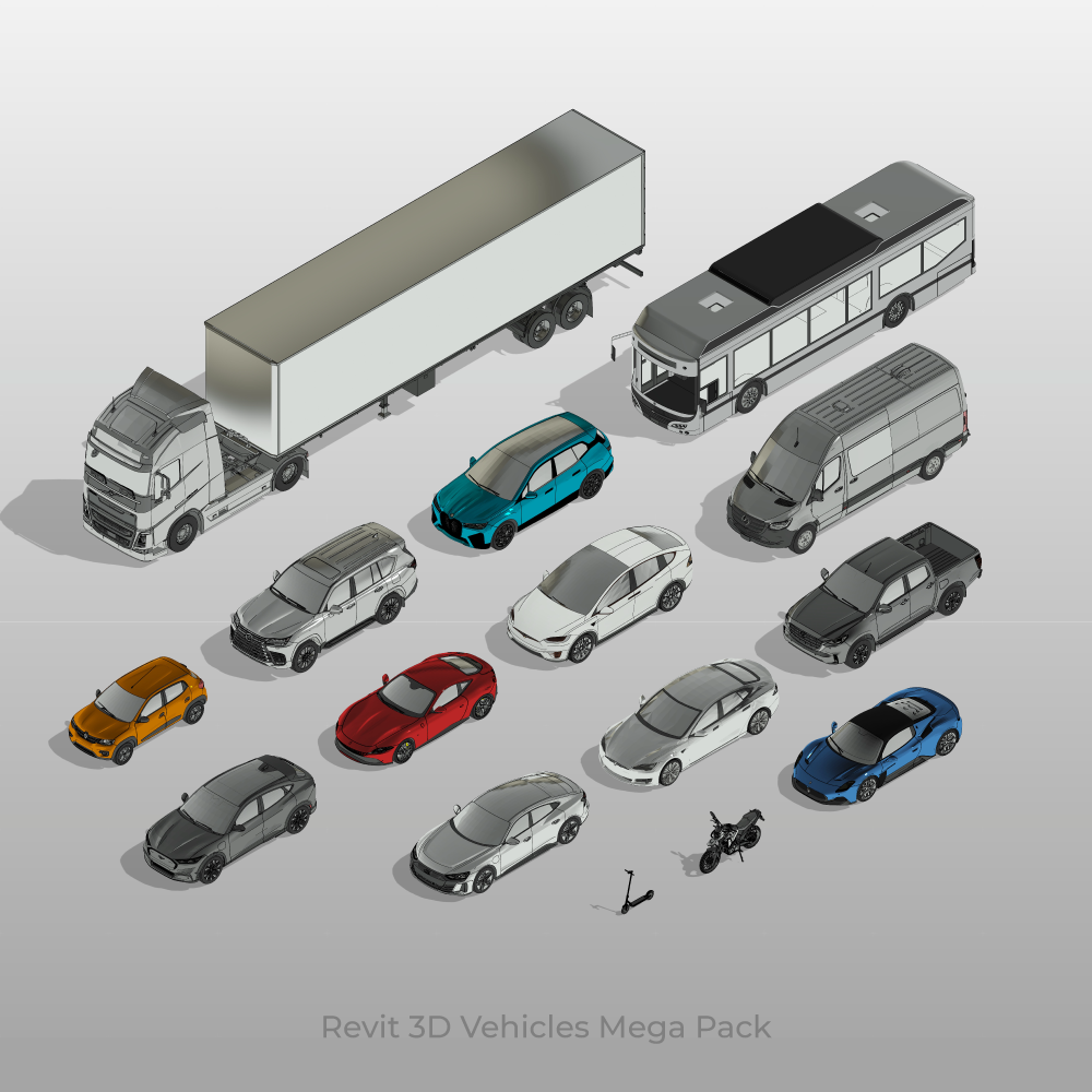 Cars Model Rfa Revit 3D Car Family: Tesla Model X | Free Download | Revit Dynamo