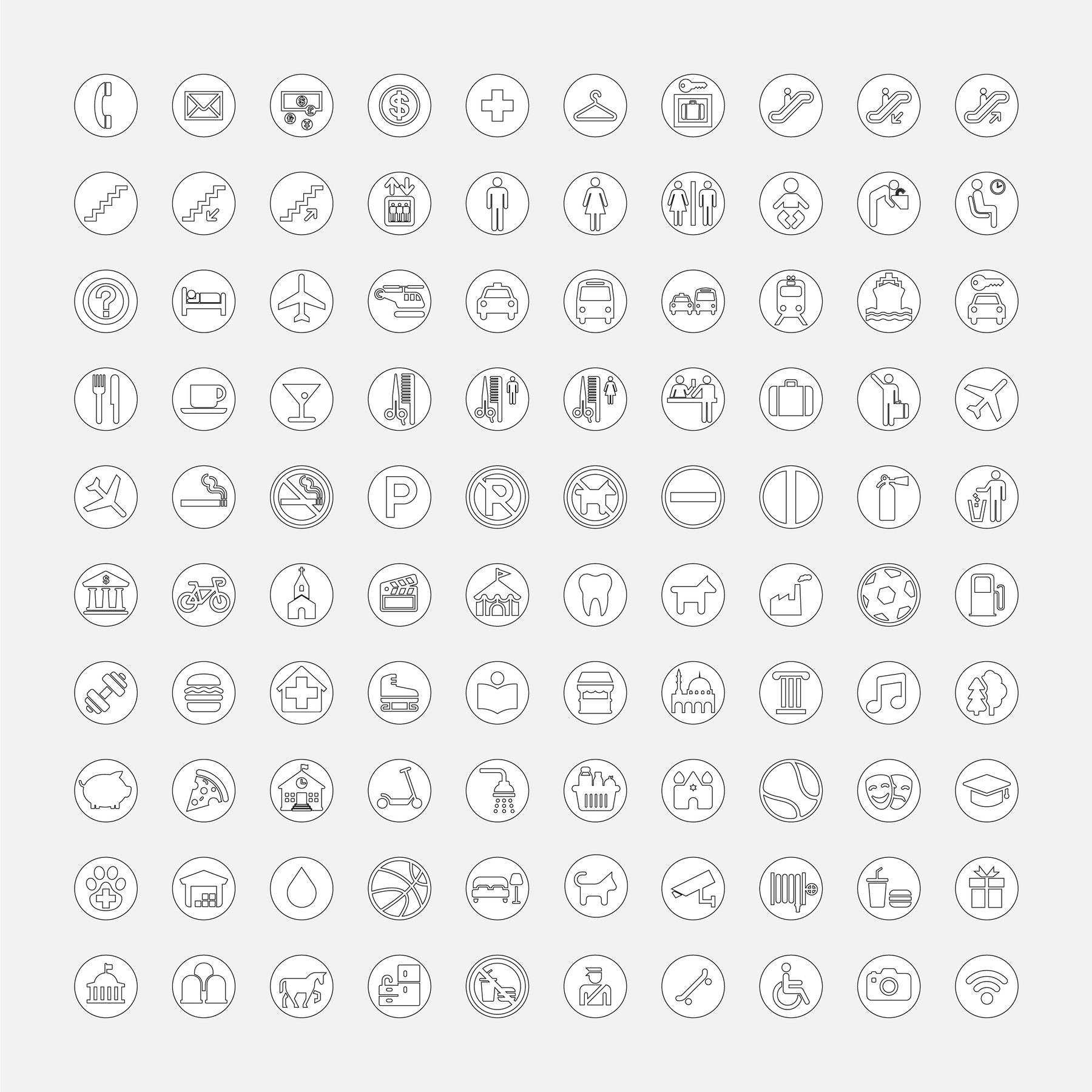 Program Status Symbol CAD & Vector Program Diagram Symbols | Download DWG AI SVG | Revit Dynamo