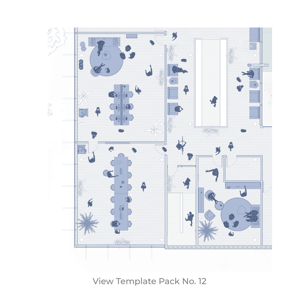 revit view template floor plan